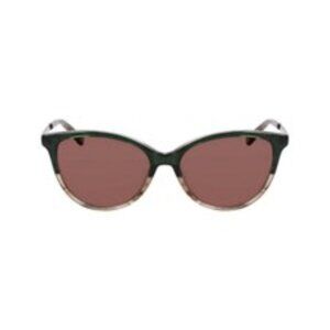 BRAND NEW Anne Klein Two-Tone Olive and Gold Sunglasses with Case